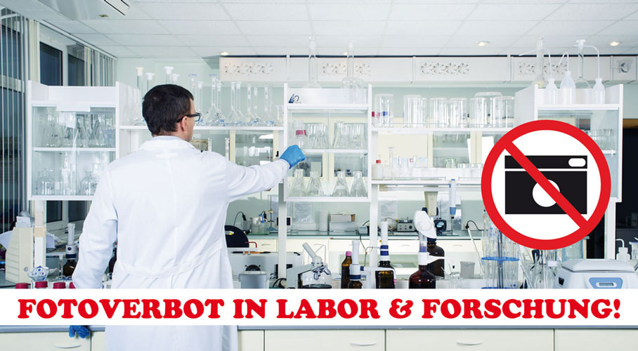 Sicherer Schutz vor unerwünschten Fotos in sensiblen Labor- und Forschungsbereichen Fotoverbot-Siegel zum Abkleben von Fotolinsen in Labor, Forschung, Wissenschaft