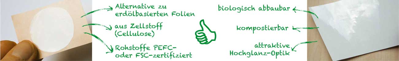 Holzfolie als nachhaltige Etikettierlösung Umweltfreundliche Holzfolie bietet eine nachhaltige Variante für Verpackungsetiketten